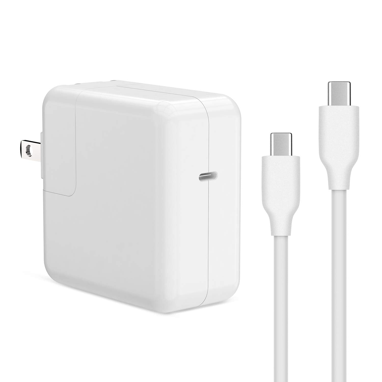 Adaptateur secteur à charge rapide USB-C 96 W, chargeur mural et câble USB-C (1 m) Adaptateur secteur à charge rapide USB-C 96 W, chargeur mural et câble USB-C (1 m)